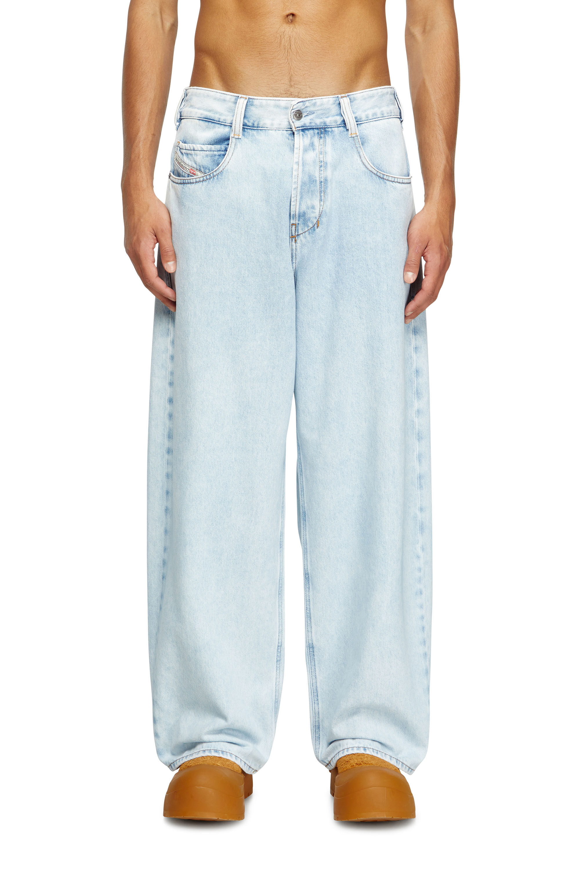 Diesel - Unisex's Relaxed Jeans 1997 D-Enim-M 09M74, Light Blue - 3